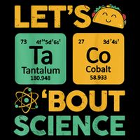 Funny Taco Bout Science Tuesday Chemistry STEM Teacher Cooling Performance Crew T-Shirt