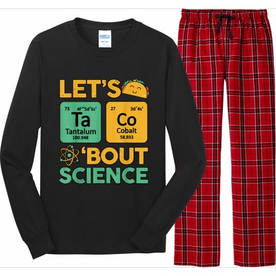 Funny Taco Bout Science Tuesday Chemistry STEM Teacher Long Sleeve Pajama Set