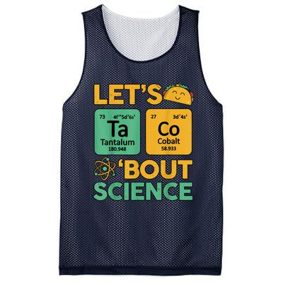 Funny Taco Bout Science Tuesday Chemistry STEM Teacher Mesh Reversible Basketball Jersey Tank