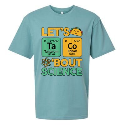 Funny Taco Bout Science Tuesday Chemistry STEM Teacher Sueded Cloud Jersey T-Shirt