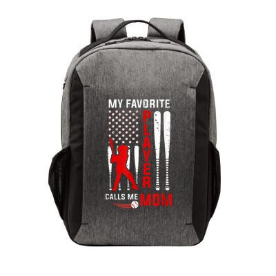 Favorite Tee Ball Player Calls Me Mom Usa Flag Mother's Day Vector Backpack