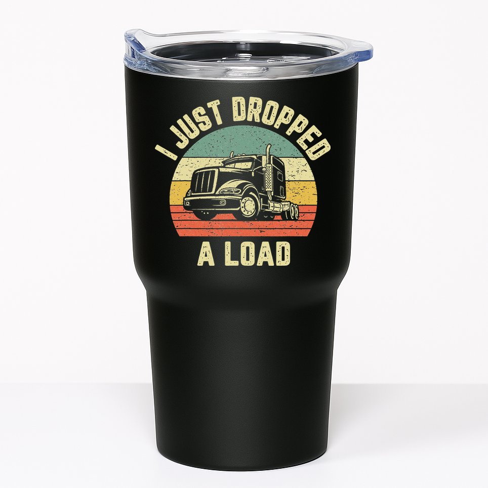 Funny Trucker Big Rig Semi Trailer Truck Driver Gift Tumbler