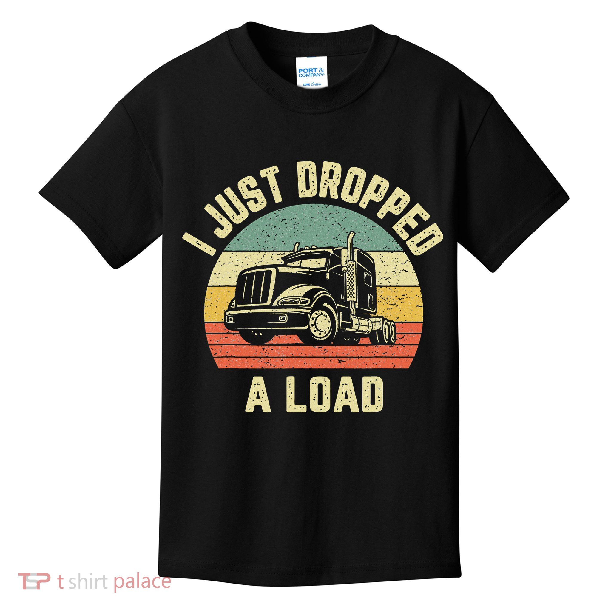 Funny Trucker Big Rig Semi Trailer Truck Driver Gift Kids T-Shirt