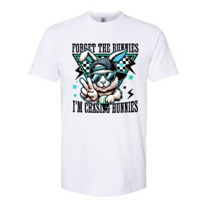 Forget The Bunnies IM Chasing Hunnies Easter Softstyle CVC T-Shirt