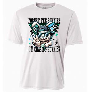 Forget The Bunnies IM Chasing Hunnies Easter Cooling Performance Crew T-Shirt