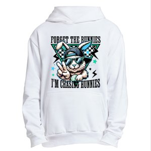 Forget The Bunnies IM Chasing Hunnies Easter Urban Pullover Hoodie