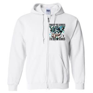 Forget The Bunnies IM Chasing Hunnies Easter Full Zip Hoodie