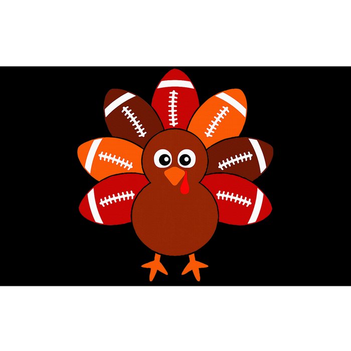 Football Turkey Balls Thanksgiving Women Bumper Sticker