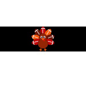 Football Turkey Balls Thanksgiving Women Bumper Sticker