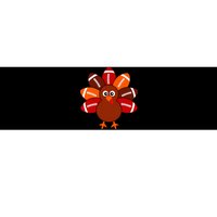 Football Turkey Balls Thanksgiving Women Bumper Sticker