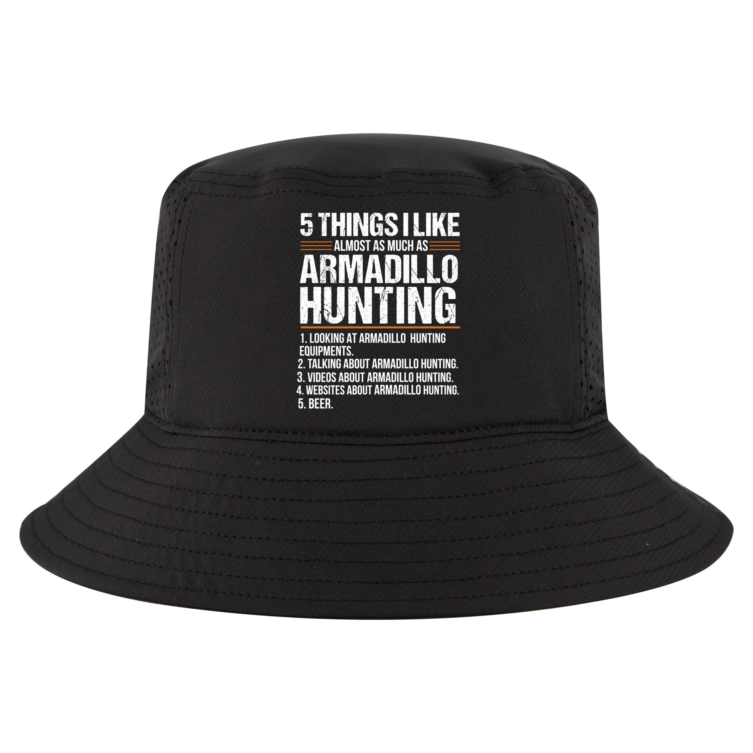Funny Things Beer Armadillo Possum Hunting Hunter Beer Gift Cute Gift Cool Comfort Performance Bucket Hat