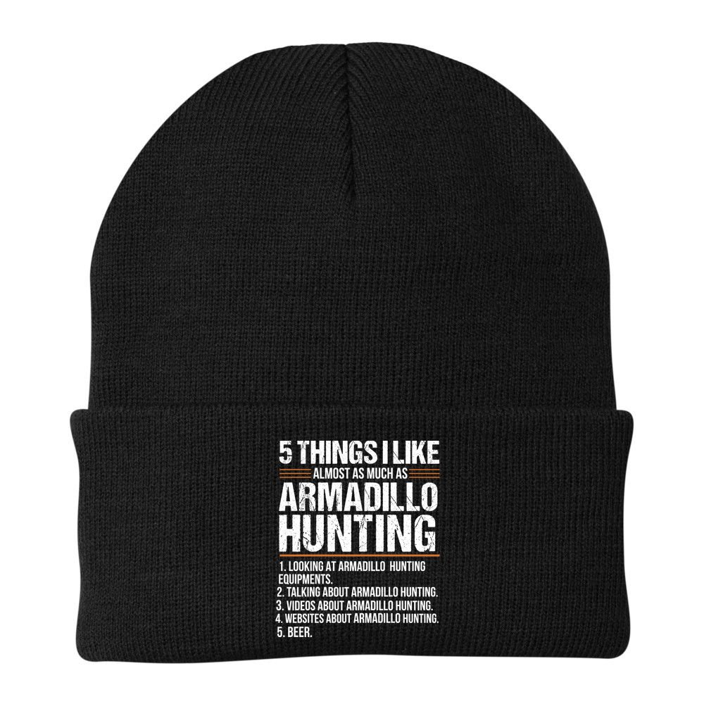 Funny Things Beer Armadillo Possum Hunting Hunter Beer Gift Cute Gift Beanie