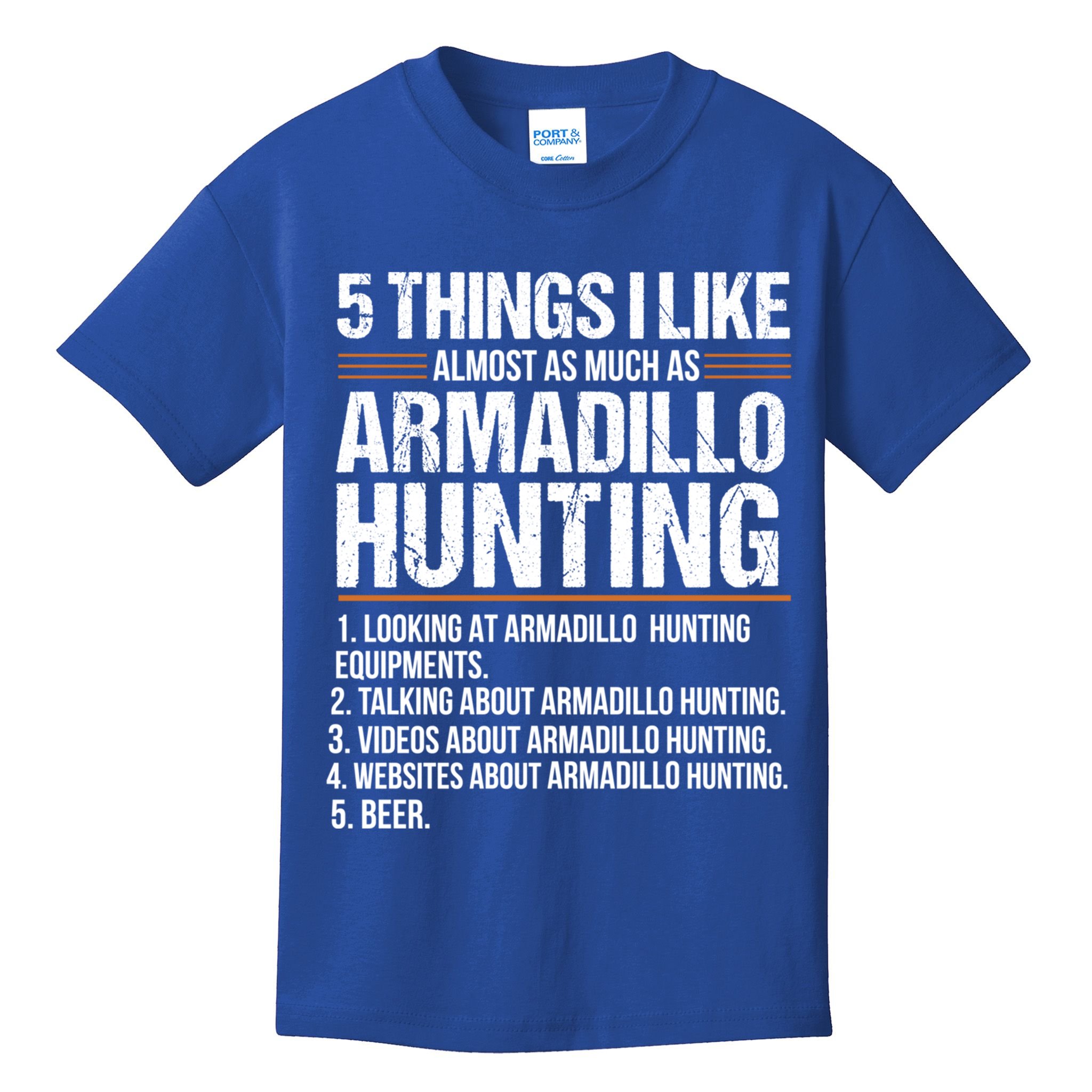 Funny Things Beer Armadillo Possum Hunting Hunter Beer Gift Cute Gift Kids T-Shirt