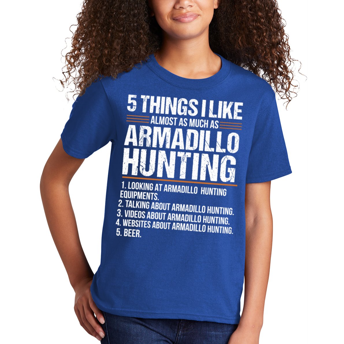 Funny Things Beer Armadillo Possum Hunting Hunter Beer Gift Cute Gift Kids T-Shirt