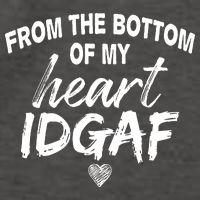 From The Bottom Of My Heart IDGAF Vector Backpack