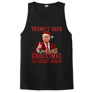 Funny Trump Back Santa Claus Make Christmas Great Again 2024 PosiCharge Competitor Tank