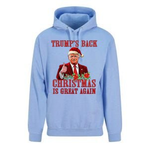 Funny Trump Back Santa Claus Make Christmas Great Again 2024 Unisex Surf Hoodie