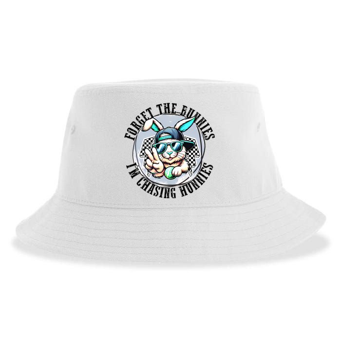 Forget The Bunnies IM Chasing Hunnies Easter Bunny Boy Sustainable Bucket Hat