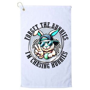 Forget The Bunnies IM Chasing Hunnies Easter Bunny Boy Platinum Collection Golf Towel