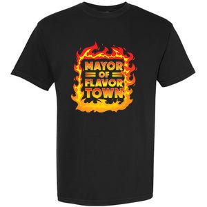 Flavor Town Cooking Guy Fieri BBQ  Garment-Dyed Heavyweight T-Shirt