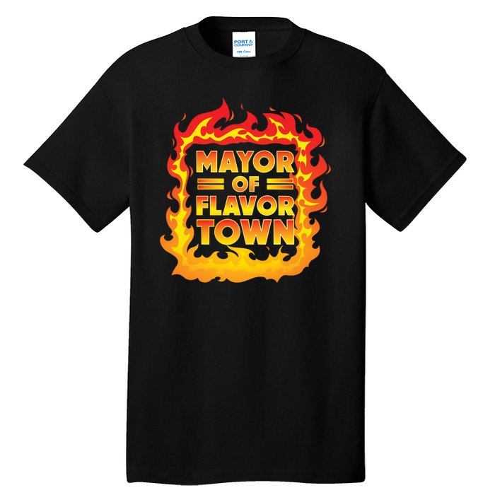 Flavor Town Cooking Guy Fieri BBQ  Tall T-Shirt