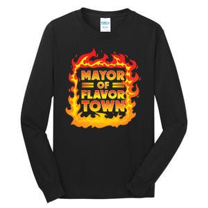 Flavor Town Cooking Guy Fieri BBQ  Tall Long Sleeve T-Shirt