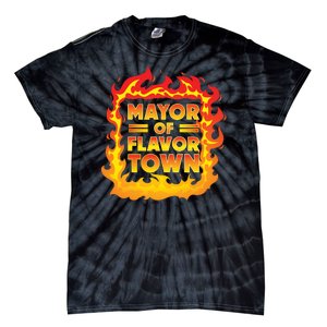 Flavor Town Cooking Guy Fieri BBQ  Tie-Dye T-Shirt