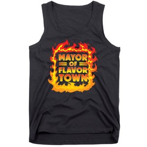 Flavor Town Cooking Guy Fieri BBQ  Tank Top