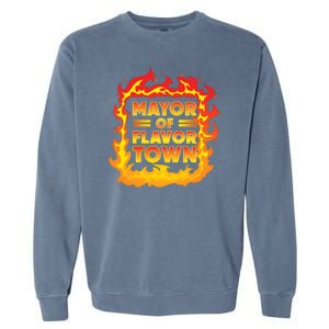 Flavor Town Cooking Guy Fieri BBQ  Garment-Dyed Sweatshirt