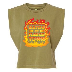 Flavor Town Cooking Guy Fieri BBQ  Garment-Dyed Women's Muscle Tee