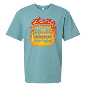 Flavor Town Cooking Guy Fieri BBQ  Sueded Cloud Jersey T-Shirt