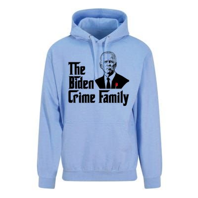 Funny The Biden Crime Family Anti Biden Liberals Democrats Unisex Surf Hoodie