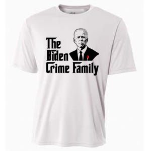 Funny The Biden Crime Family Anti Biden Liberals Democrats Cooling Performance Crew T-Shirt