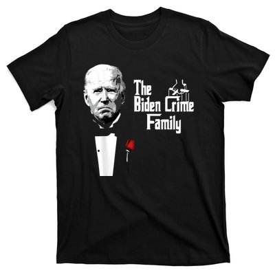 Funny The Biden Crime Family Anti Biden Liberals Democrats T-Shirt