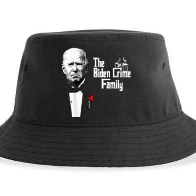 Funny The Biden Crime Family Anti Biden Liberals Democrats Sustainable Bucket Hat