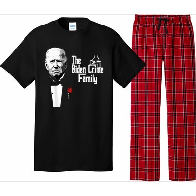 Funny The Biden Crime Family Anti Biden Liberals Democrats Pajama Set