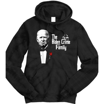 Funny The Biden Crime Family Anti Biden Liberals Democrats Tie Dye Hoodie