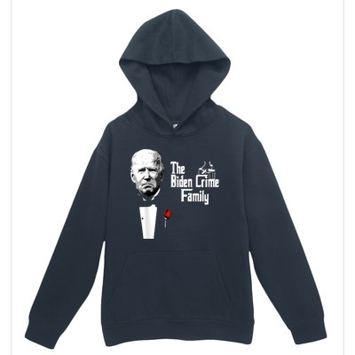 Funny The Biden Crime Family Anti Biden Liberals Democrats Urban Pullover Hoodie