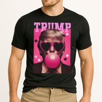 Funny Trump B.U.B.B.L.E Gum Sunglass Heart Cooling Performance Crew T-Shirt