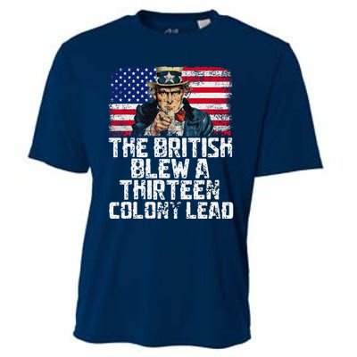 Funny The British Blew A Thirteen Colony Lead Cooling Performance Crew T-Shirt