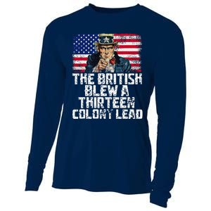 Funny The British Blew A Thirteen Colony Lead Cooling Performance Long Sleeve Crew