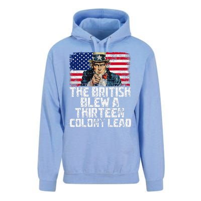 Funny The British Blew A Thirteen Colony Lead Unisex Surf Hoodie