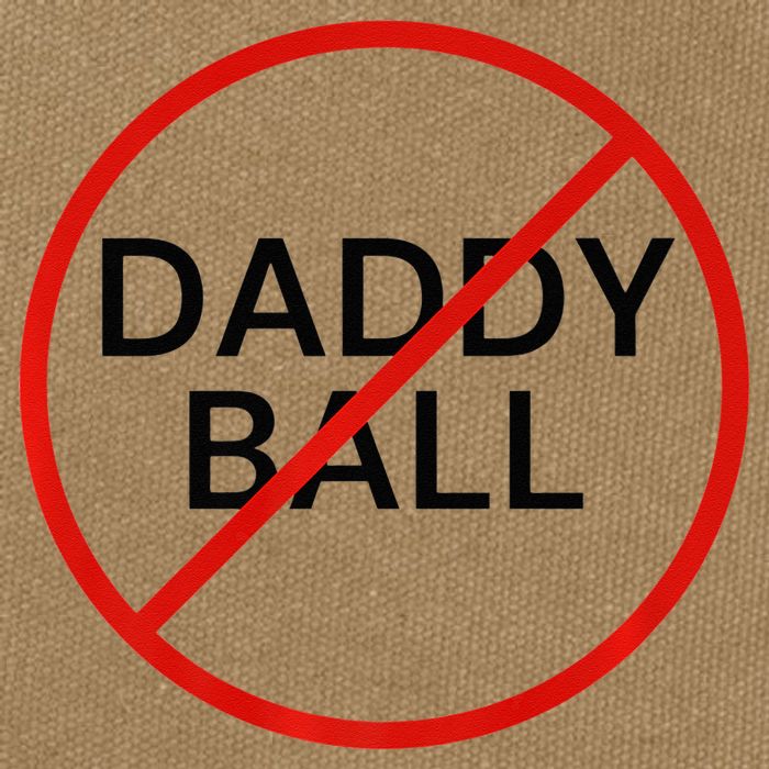 Funny Travel Baseball  No Daddy Ball Cotton Canvas Backpack