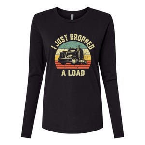 Funny Trucker Big Rig Semi Trailer Truck Driver Gift Womens Cotton Relaxed Long Sleeve T-Shirt