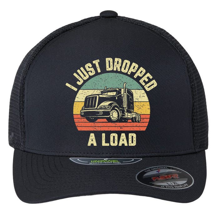 Funny Trucker Big Rig Semi Trailer Truck Driver Gift Flexfit Unipanel Trucker Cap