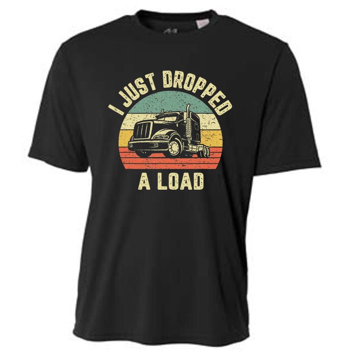 Funny Trucker Big Rig Semi Trailer Truck Driver Gift Cooling Performance Crew T-Shirt