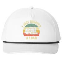 Funny Trucker Big Rig Semi Trailer Truck Driver Gift Snapback Five-Panel Rope Hat