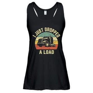 Funny Trucker Big Rig Semi Trailer Truck Driver Gift Ladies Essential Flowy Tank