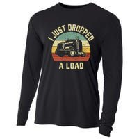 Funny Trucker Big Rig Semi Trailer Truck Driver Gift Cooling Performance Long Sleeve Crew