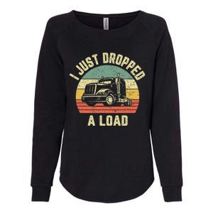 Funny Trucker Big Rig Semi Trailer Truck Driver Gift Womens California Wash Sweatshirt